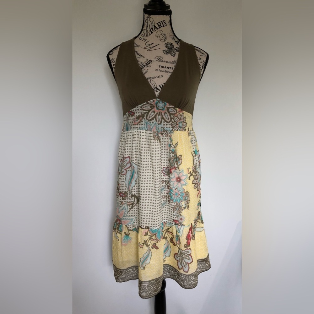 Vintage DEPT Halter Dress Lined Size Medium